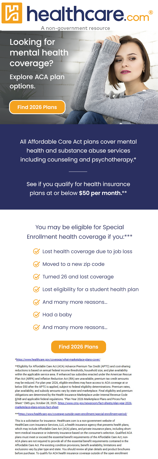 Healthcare Coverage Options